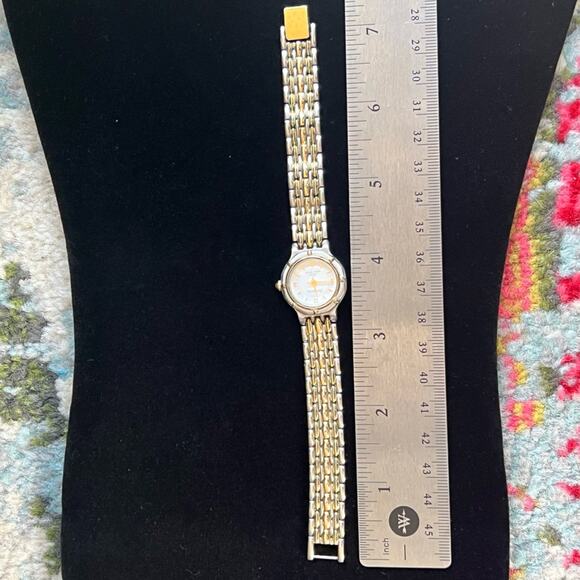 Armitron Gold and Silver Two-Tone Ladies Watch - Picture 2 of 4